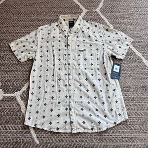 RVCA THATLL DO DOBBY SHORT SLEEVE TOP SZ S